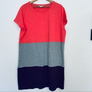 Boden Color Block Dress Cotton